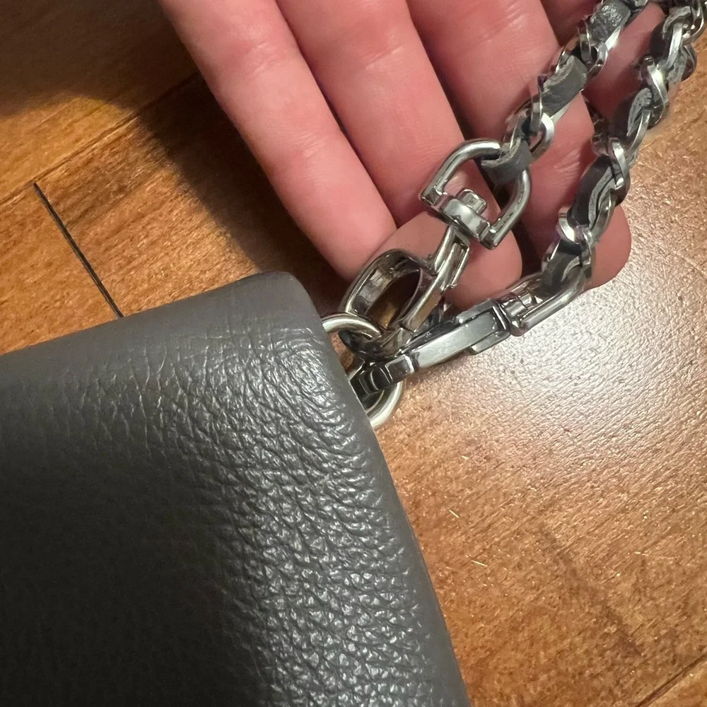 Zadig & Voltaire Gray Leather Mini Bag - Picture 7 of 10